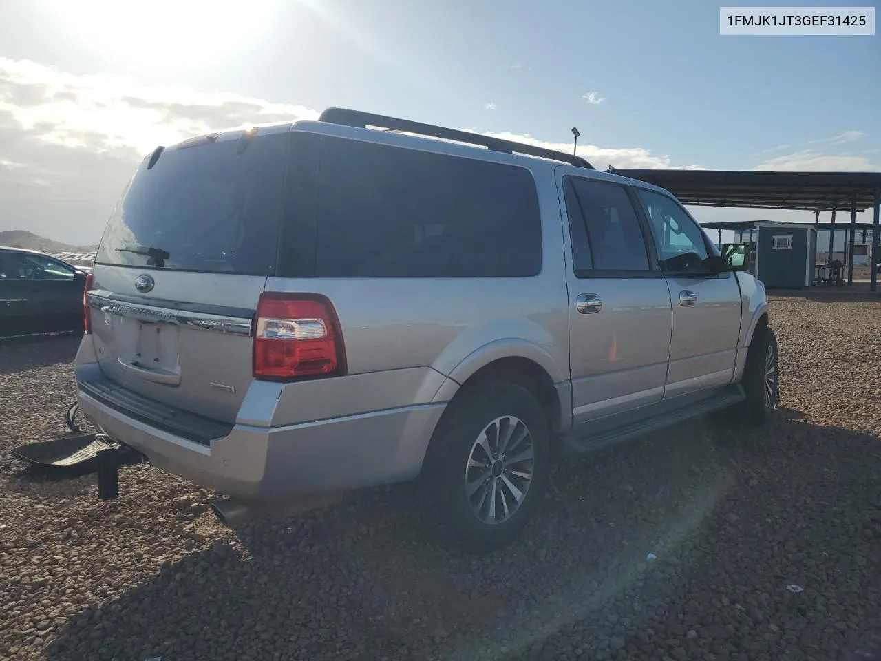 2016 Ford Expedition El Xlt VIN: 1FMJK1JT3GEF31425 Lot: 46868244