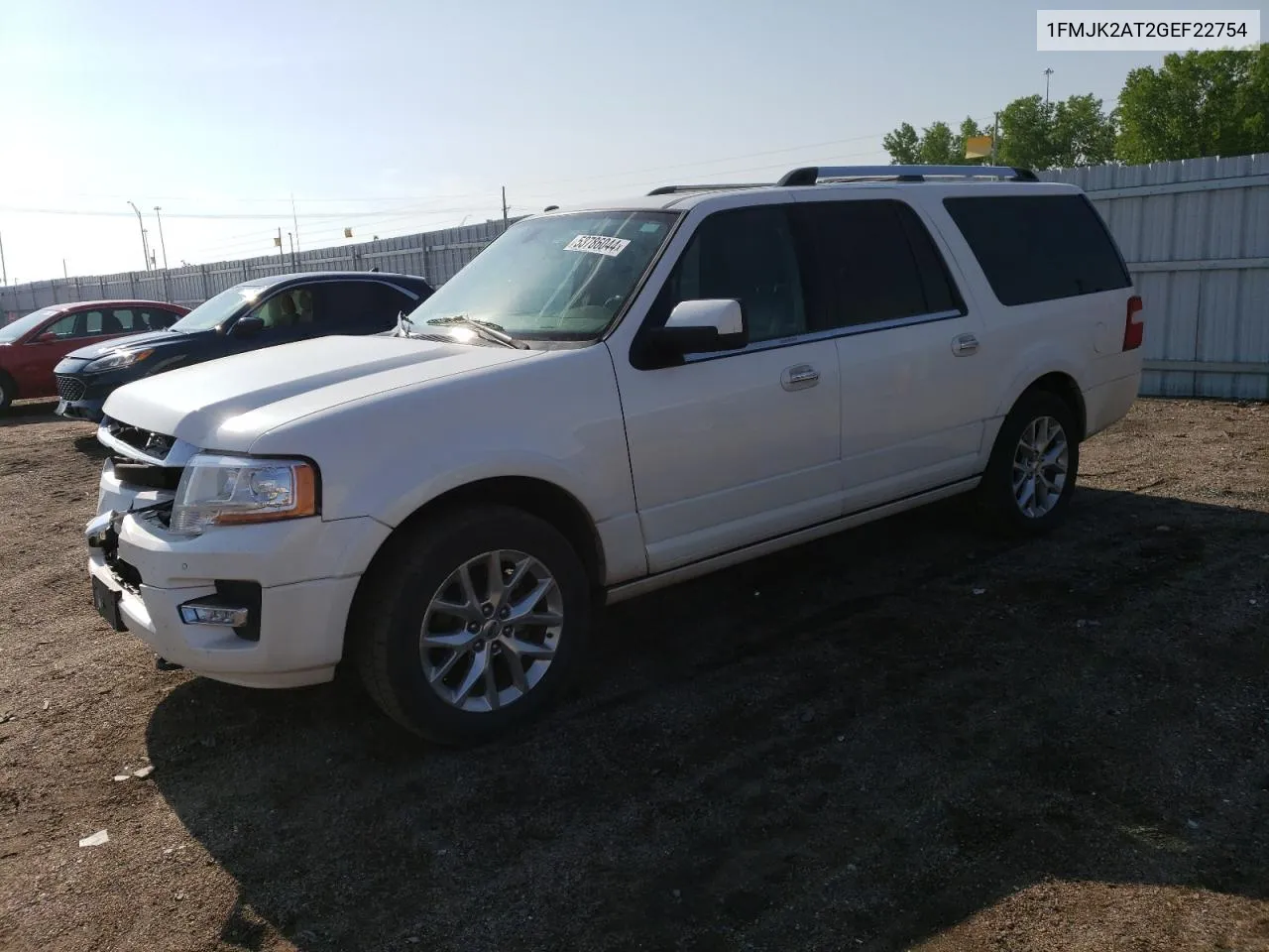 2016 Ford Expedition El Limited VIN: 1FMJK2AT2GEF22754 Lot: 53786044