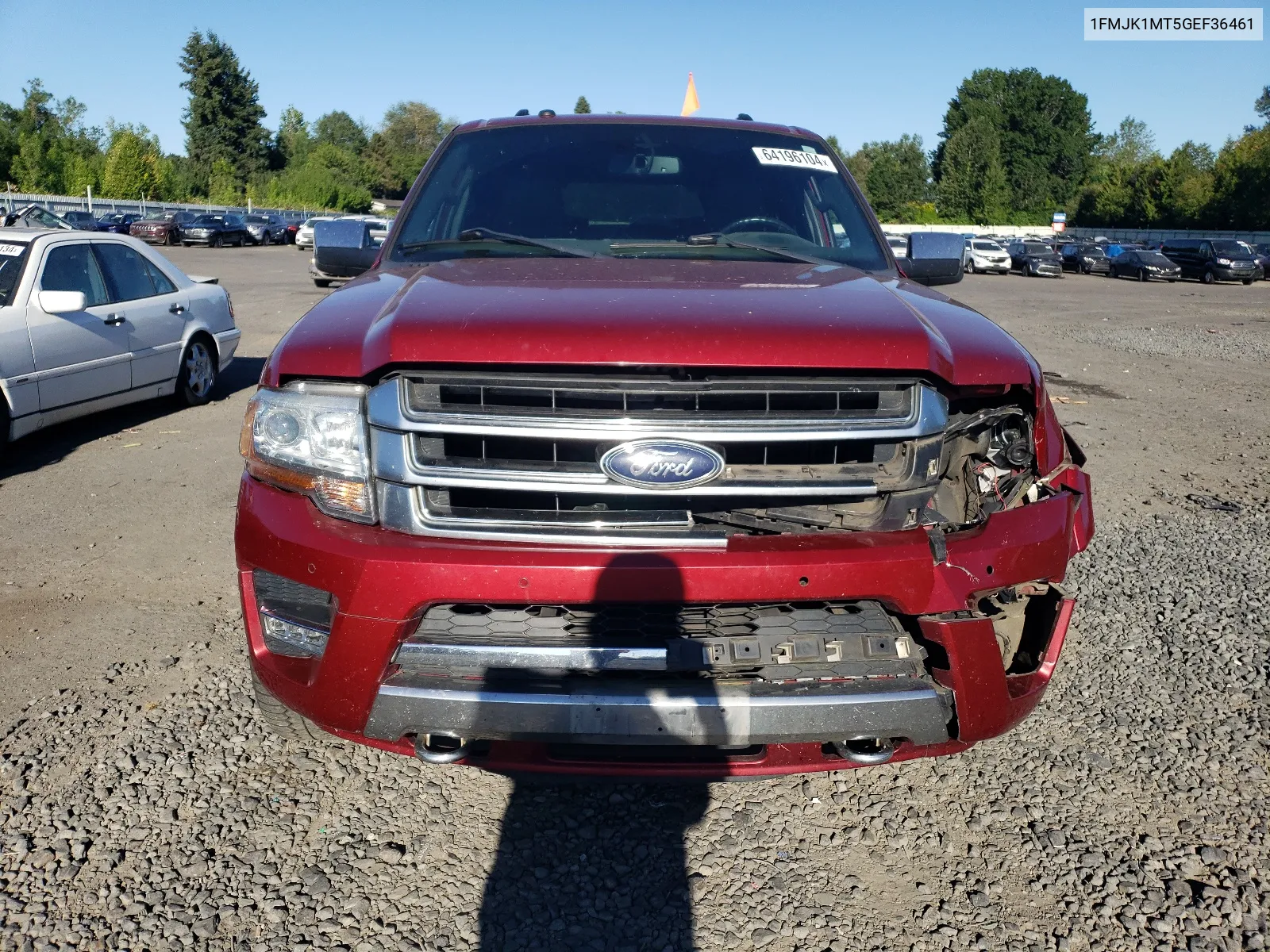 1FMJK1MT5GEF36461 2016 Ford Expedition El Platinum