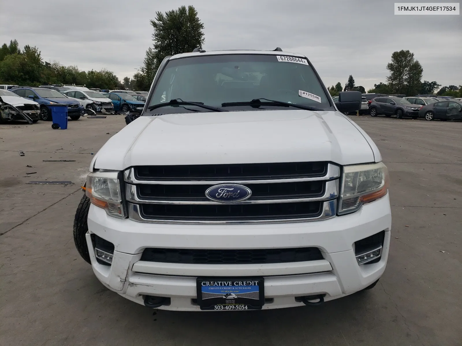 2016 Ford Expedition El Xlt VIN: 1FMJK1JT4GEF17534 Lot: 67288644