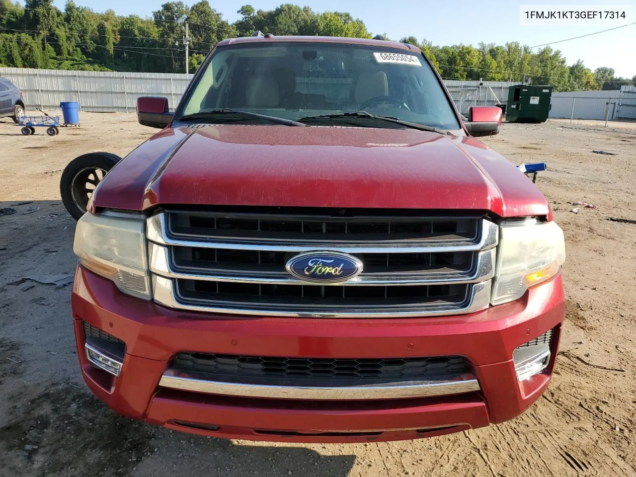 2016 Ford Expedition El Limited VIN: 1FMJK1KT3GEF17314 Lot: 68655054