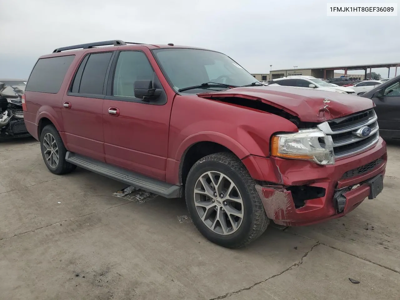 2016 Ford Expedition El Xlt VIN: 1FMJK1HT8GEF36089 Lot: 70317954