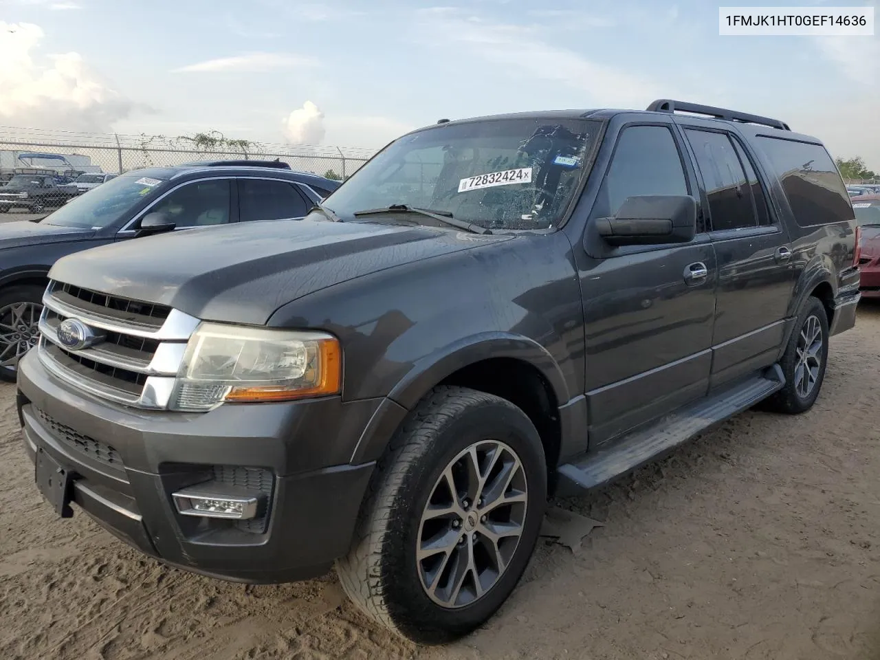 2016 Ford Expedition El Xlt VIN: 1FMJK1HT0GEF14636 Lot: 72832424