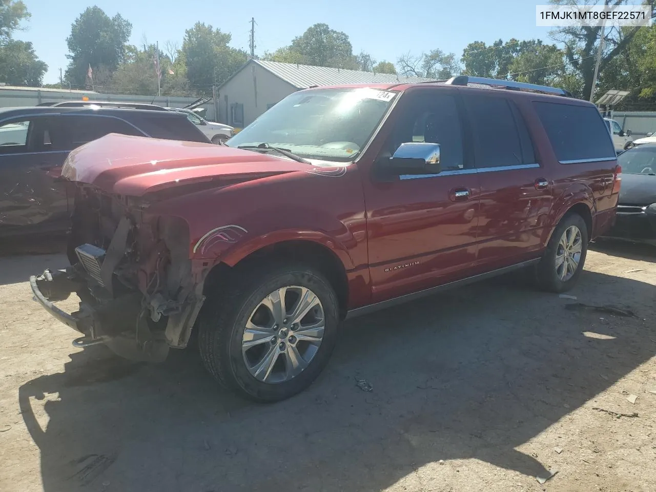 2016 Ford Expedition El Platinum VIN: 1FMJK1MT8GEF22571 Lot: 73609424