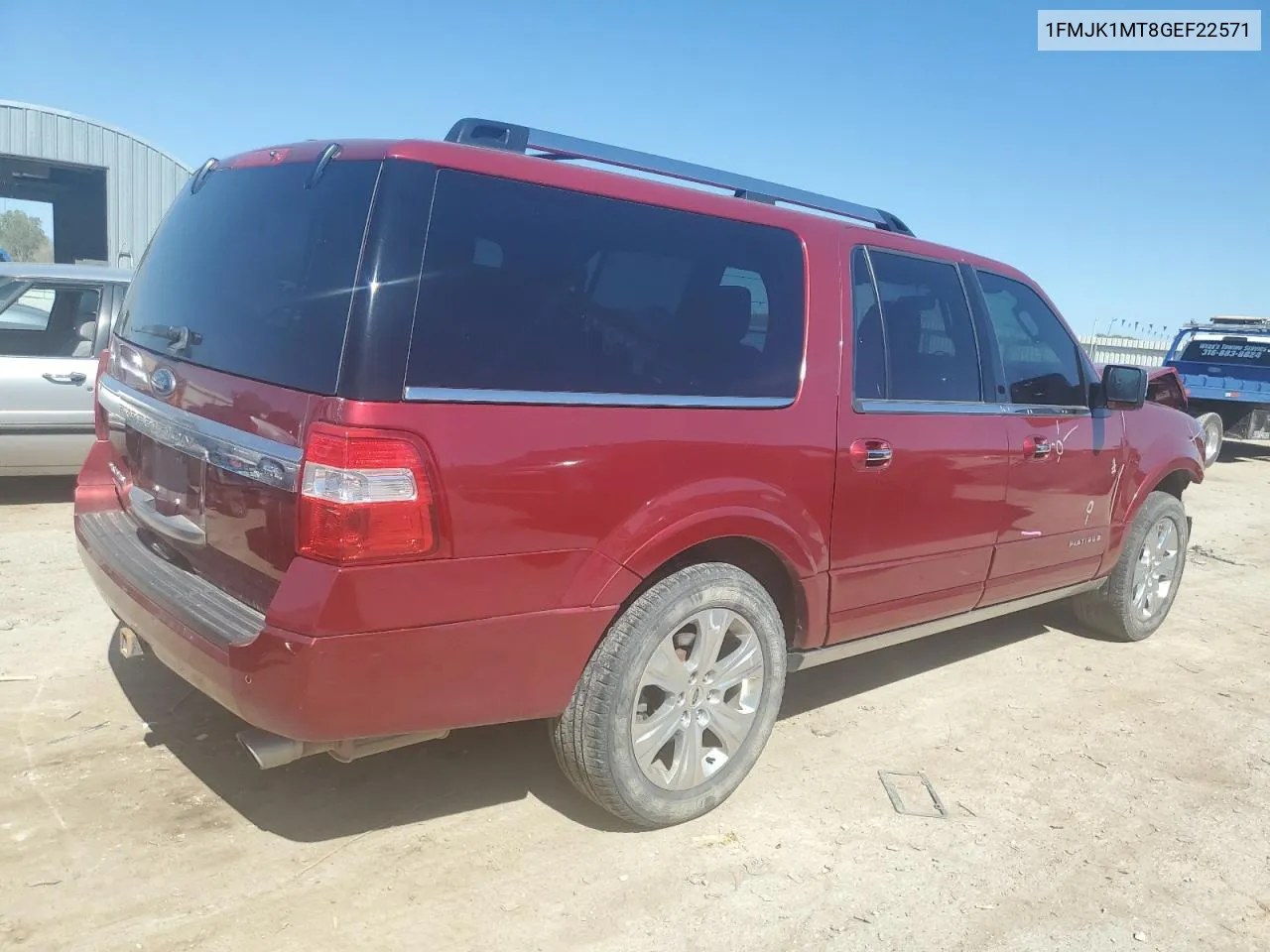 2016 Ford Expedition El Platinum VIN: 1FMJK1MT8GEF22571 Lot: 73609424