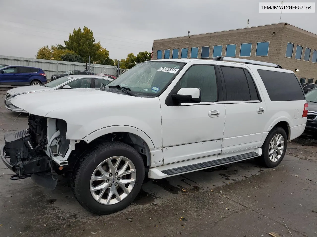 2016 Ford Expedition El Limited VIN: 1FMJK2AT2GEF57164 Lot: 76502334