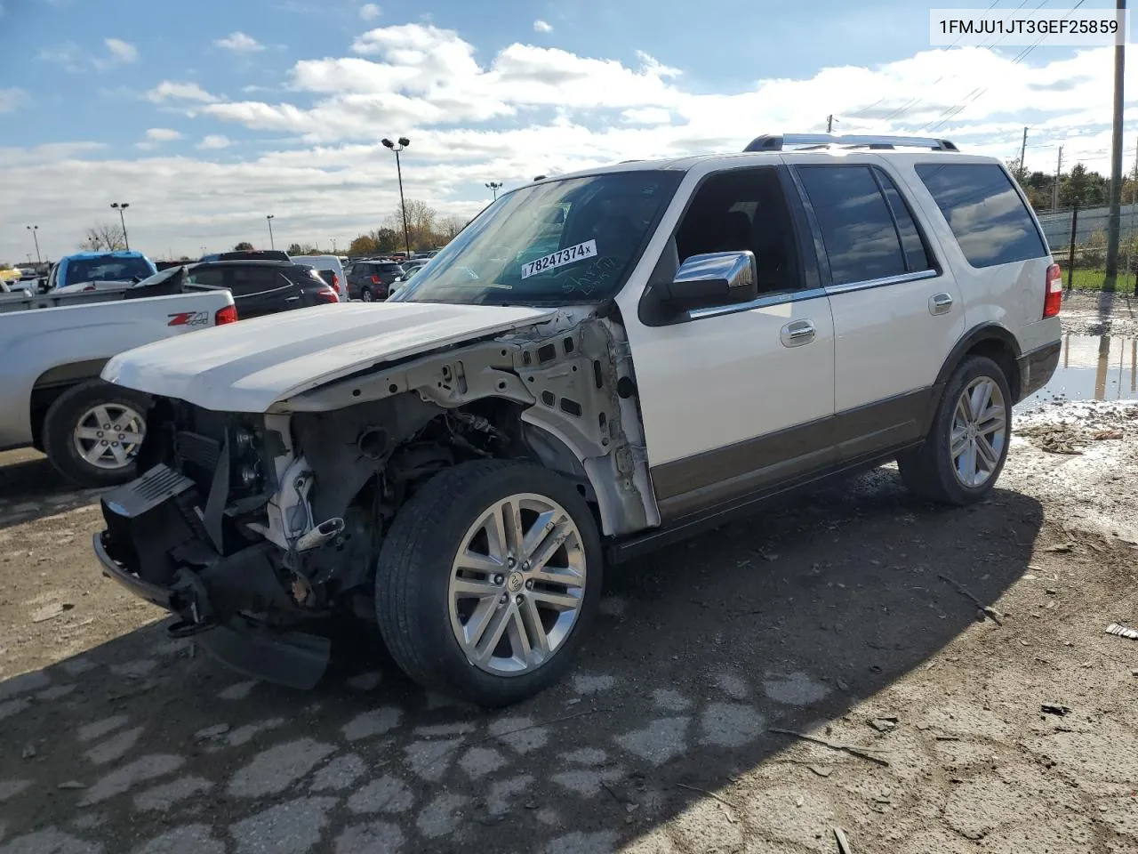 2016 Ford Expedition Xlt VIN: 1FMJU1JT3GEF25859 Lot: 78247374