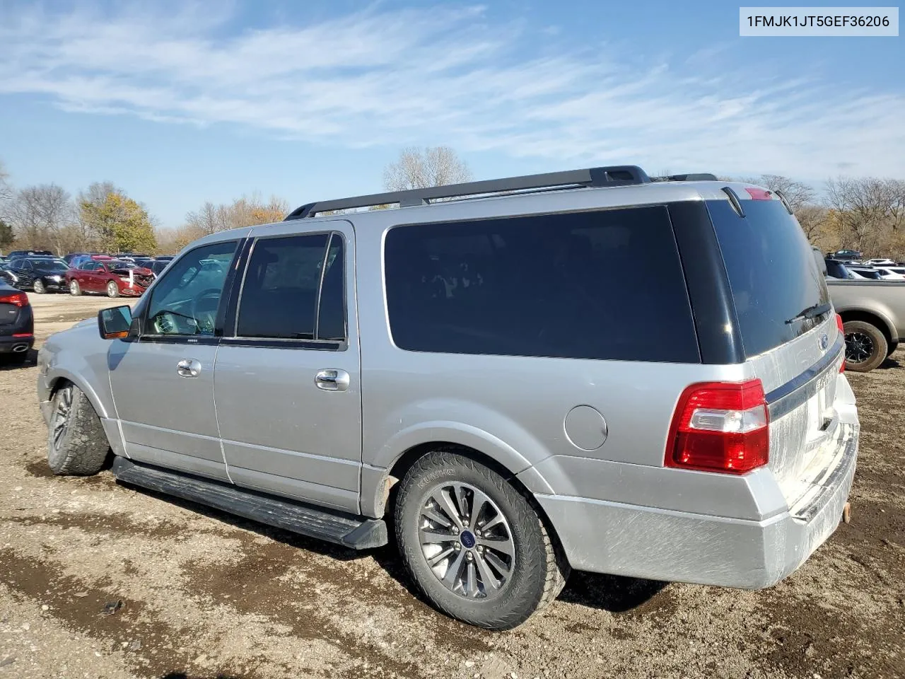 2016 Ford Expedition El Xlt VIN: 1FMJK1JT5GEF36206 Lot: 79448354