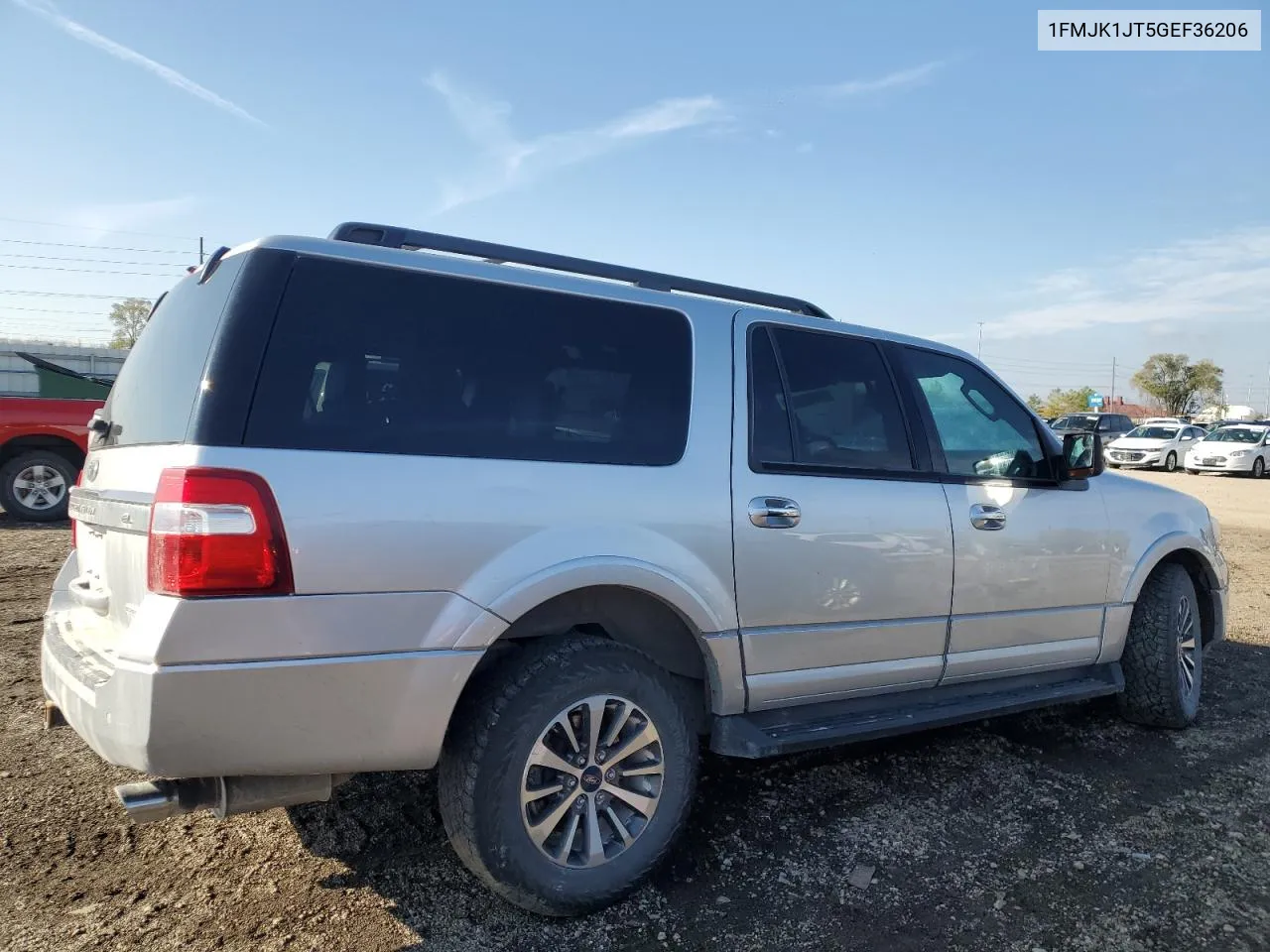 2016 Ford Expedition El Xlt VIN: 1FMJK1JT5GEF36206 Lot: 79448354