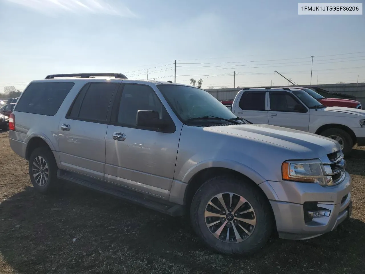 2016 Ford Expedition El Xlt VIN: 1FMJK1JT5GEF36206 Lot: 79448354