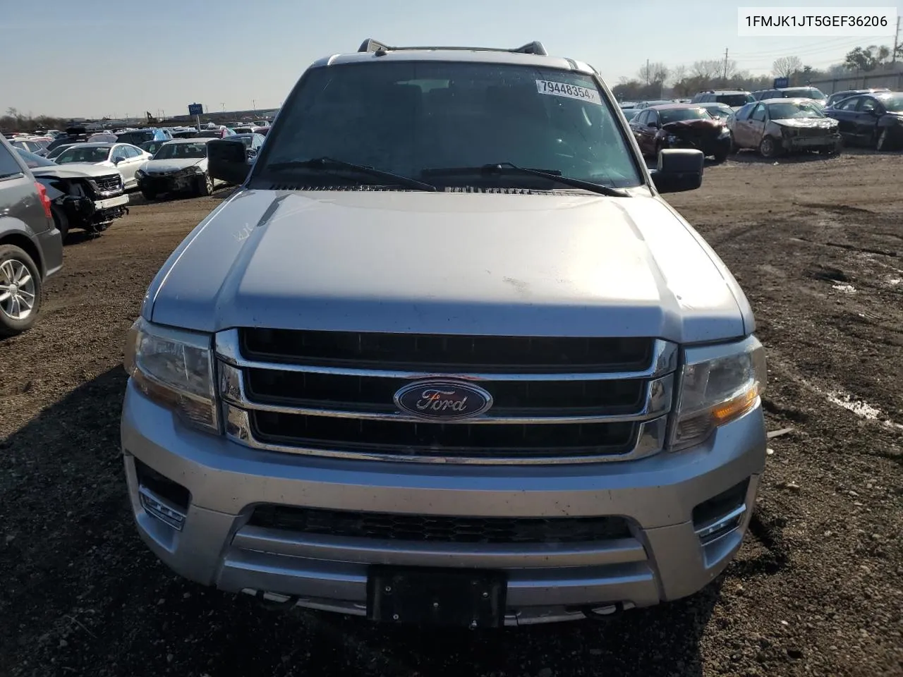 2016 Ford Expedition El Xlt VIN: 1FMJK1JT5GEF36206 Lot: 79448354