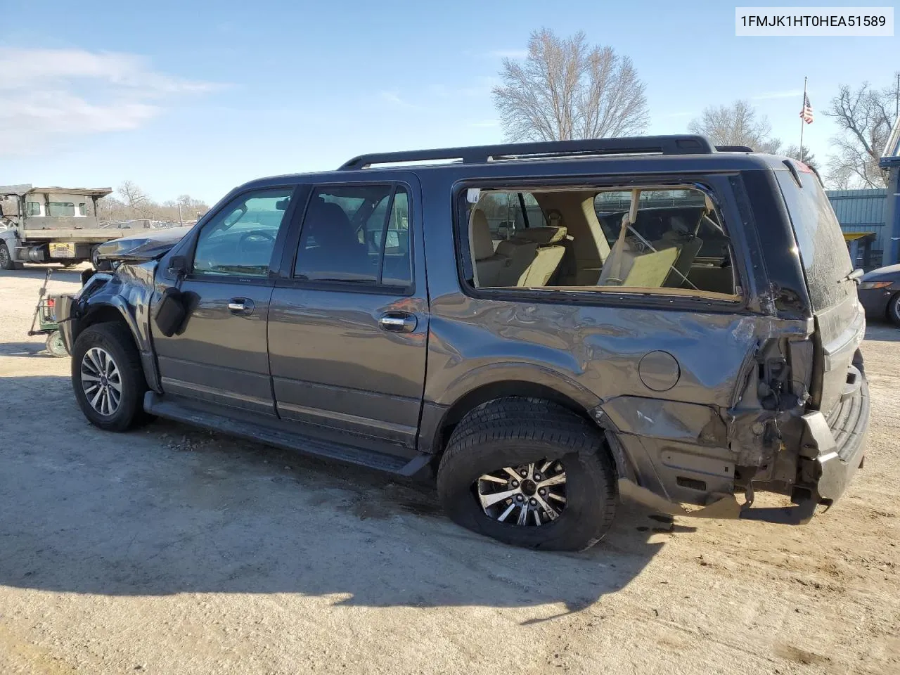 2017 Ford Expedition El Xlt VIN: 1FMJK1HT0HEA51589 Lot: 53867894