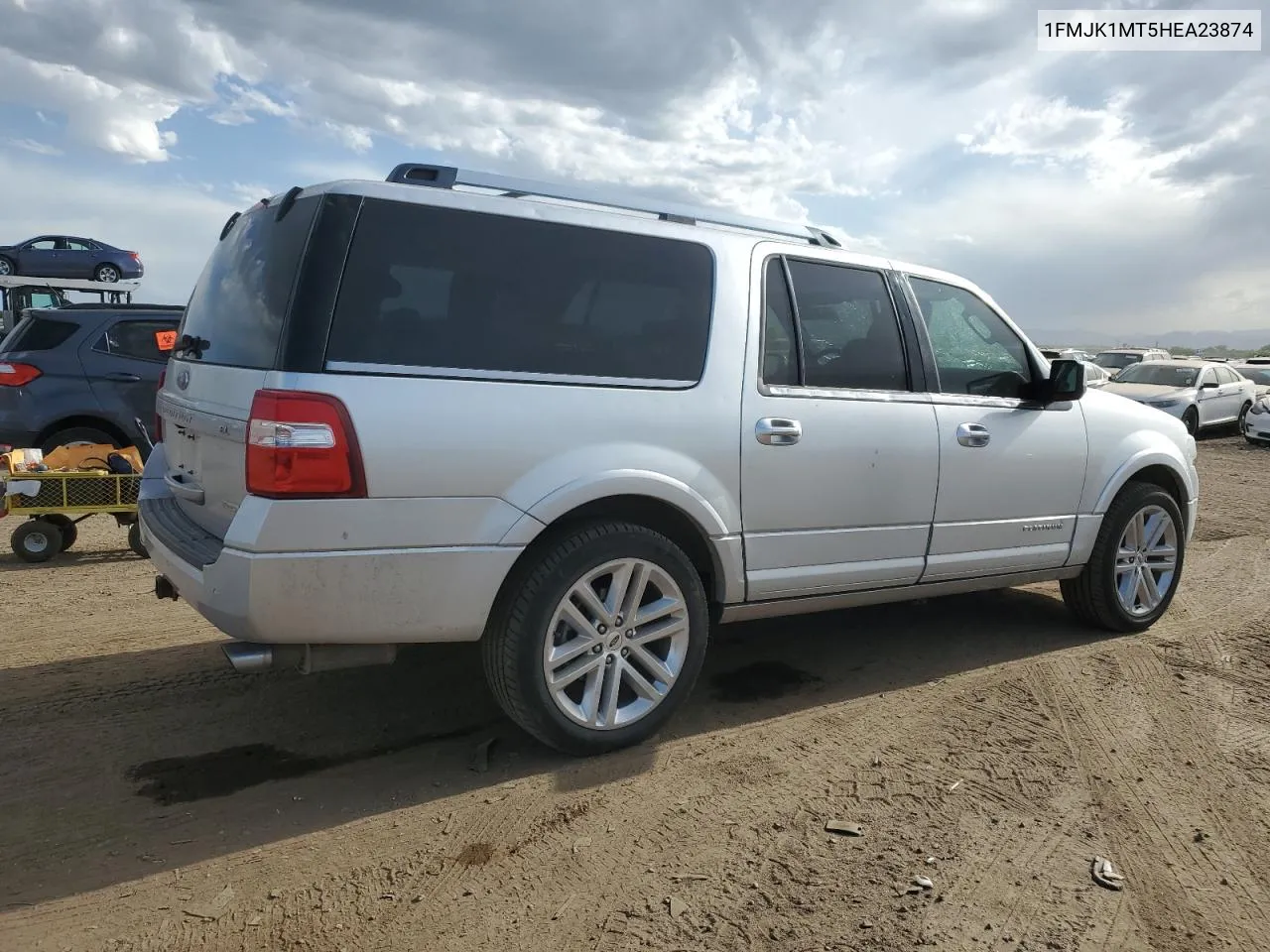 2017 Ford Expedition El Platinum VIN: 1FMJK1MT5HEA23874 Lot: 59432974