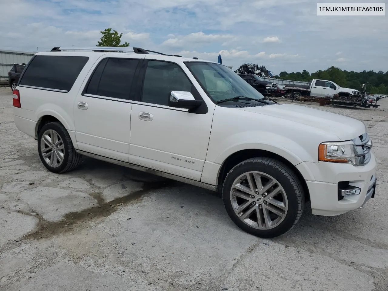 1FMJK1MT8HEA66105 2017 Ford Expedition El Platinum