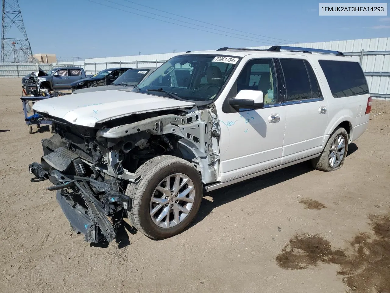 1FMJK2AT3HEA14293 2017 Ford Expedition El Limited