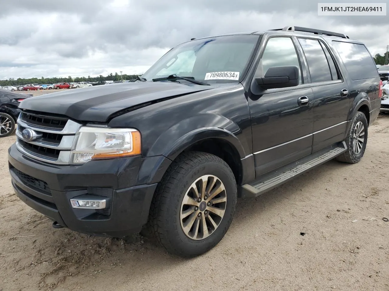 2017 Ford Expedition El Xlt VIN: 1FMJK1JT2HEA69411 Lot: 70980634