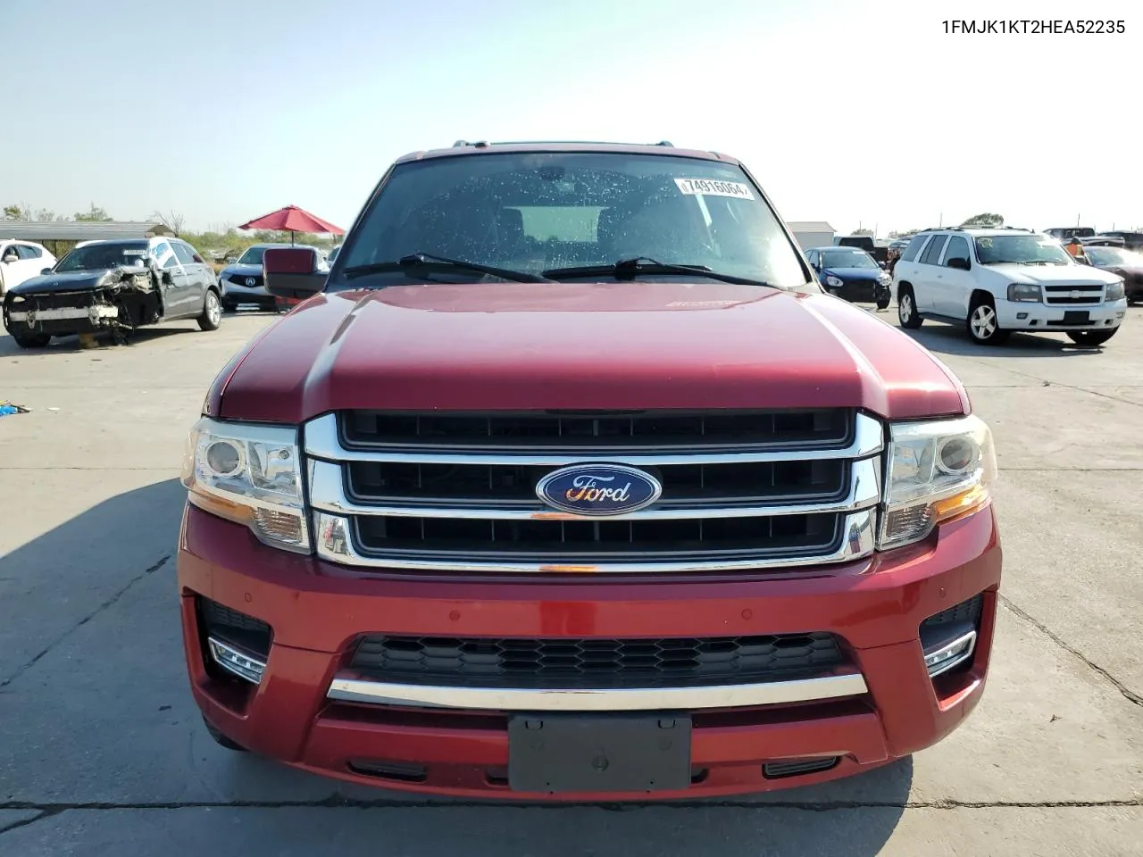 1FMJK1KT2HEA52235 2017 Ford Expedition El Limited