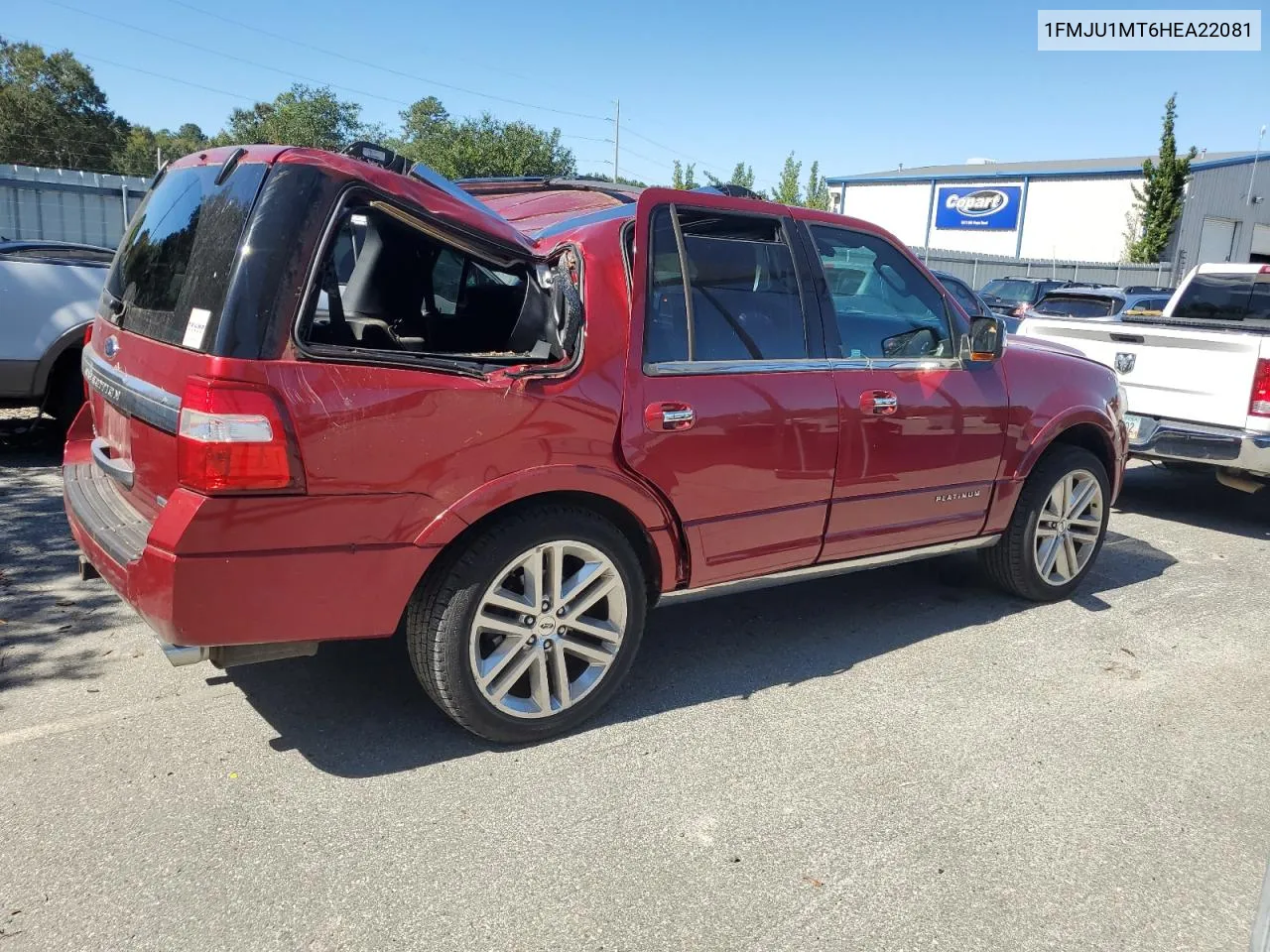 2017 Ford Expedition Platinum VIN: 1FMJU1MT6HEA22081 Lot: 75739384