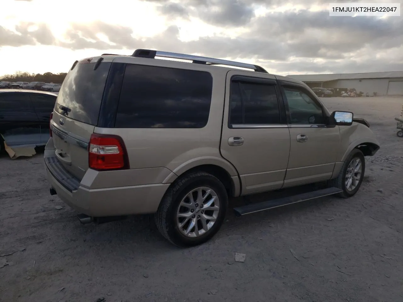 2017 Ford Expedition Limited VIN: 1FMJU1KT2HEA22047 Lot: 78699124