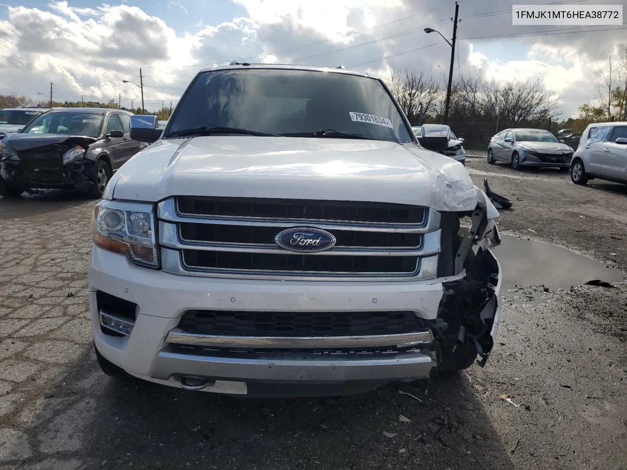 1FMJK1MT6HEA38772 2017 Ford Expedition El Platinum