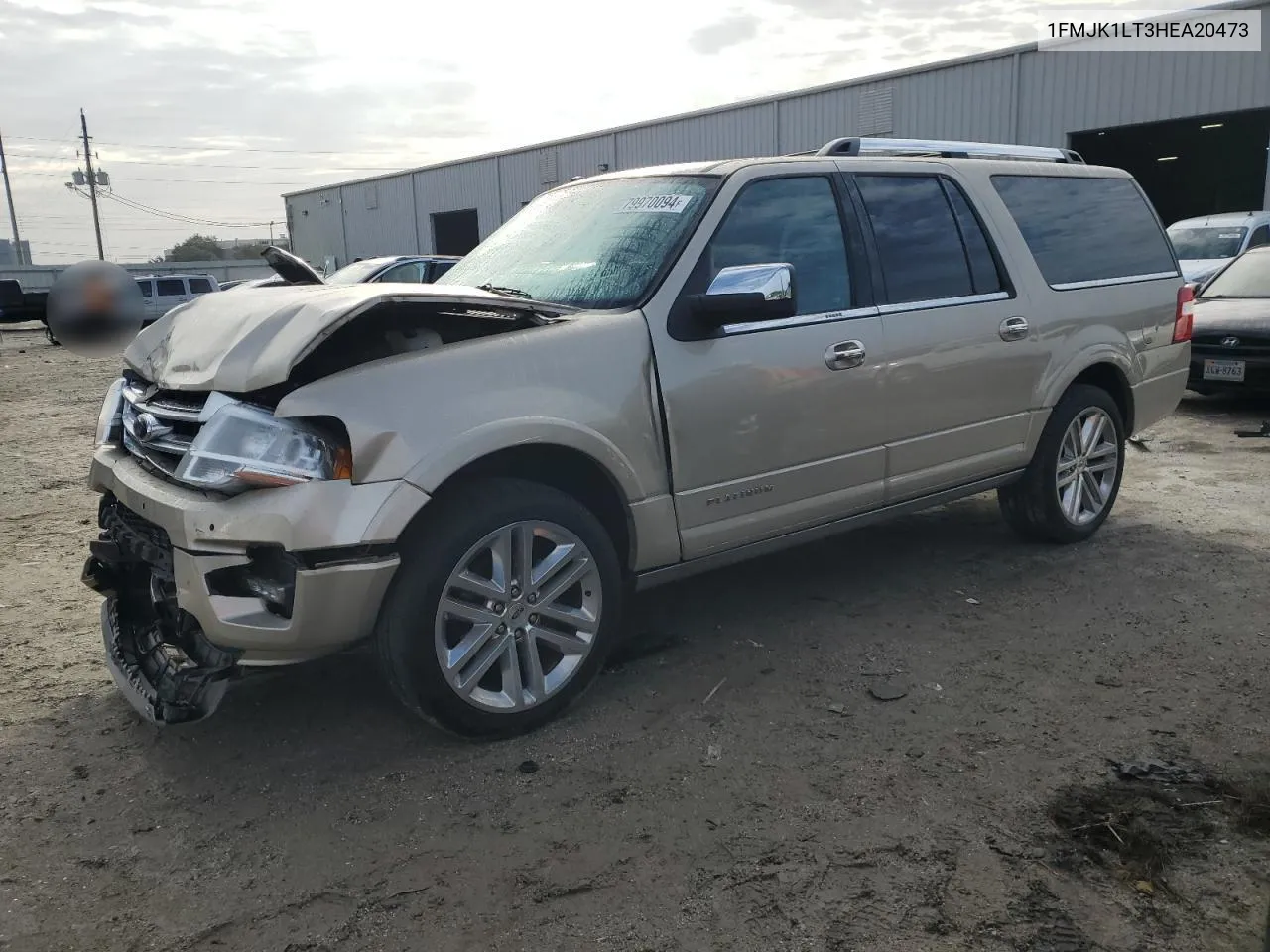 2017 Ford Expedition El Platinum VIN: 1FMJK1LT3HEA20473 Lot: 79970094