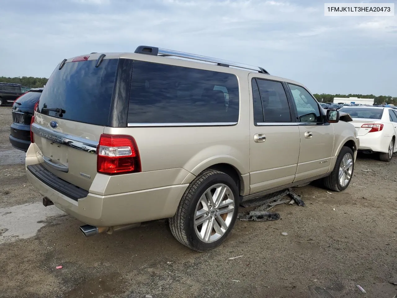 2017 Ford Expedition El Platinum VIN: 1FMJK1LT3HEA20473 Lot: 79970094