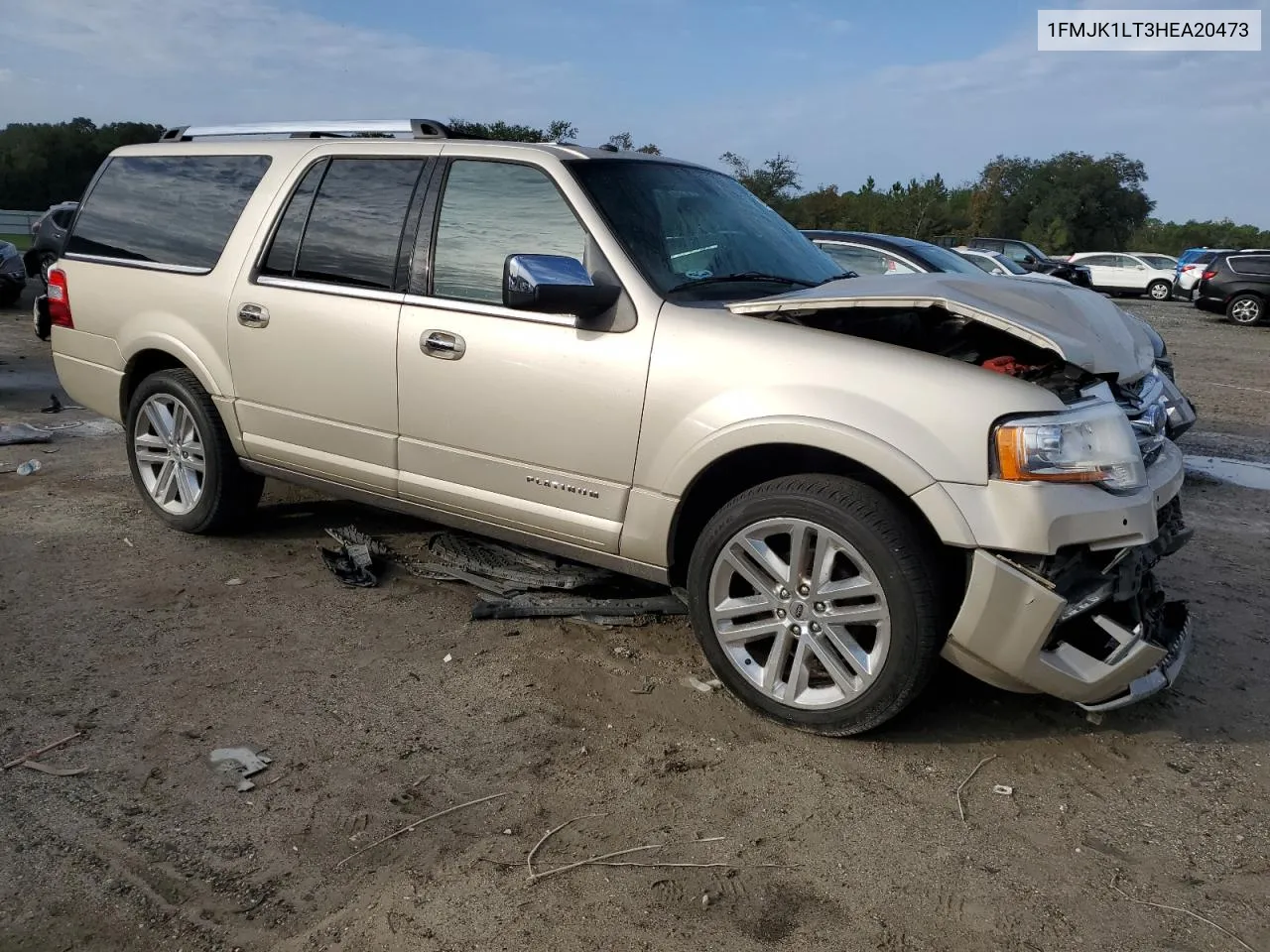 2017 Ford Expedition El Platinum VIN: 1FMJK1LT3HEA20473 Lot: 79970094