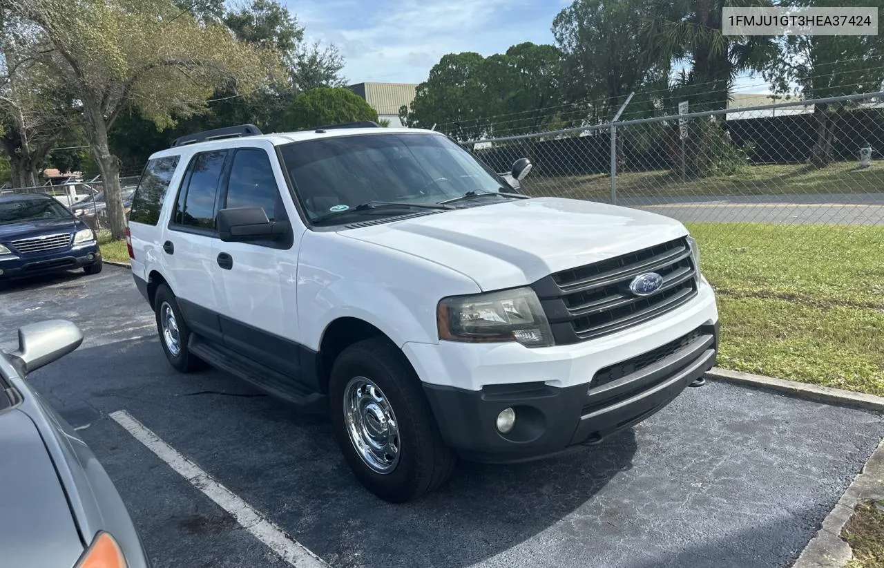 2017 Ford Expedition Xl VIN: 1FMJU1GT3HEA37424 Lot: 80044734