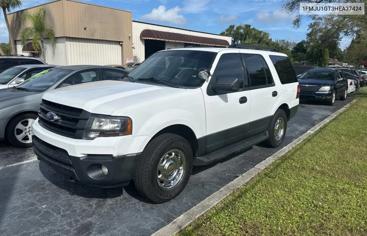 2017 Ford Expedition Xl VIN: 1FMJU1GT3HEA37424 Lot: 80044734