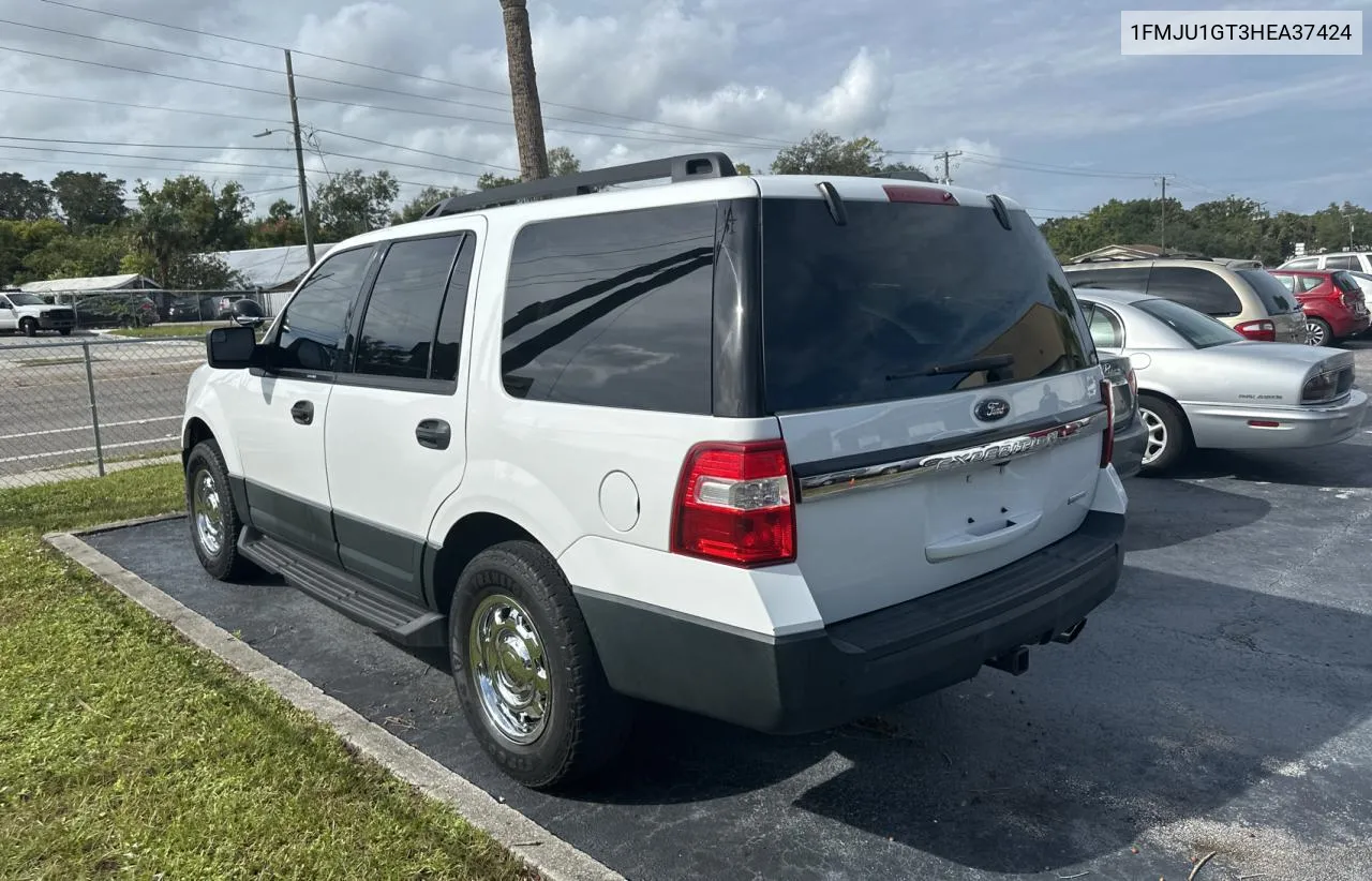 2017 Ford Expedition Xl VIN: 1FMJU1GT3HEA37424 Lot: 80044734