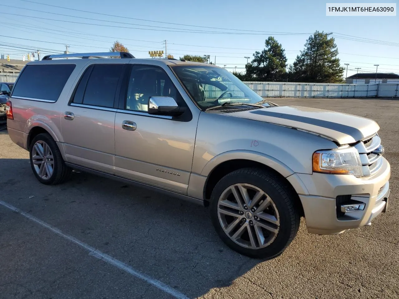 2017 Ford Expedition El Platinum VIN: 1FMJK1MT6HEA63090 Lot: 80215594