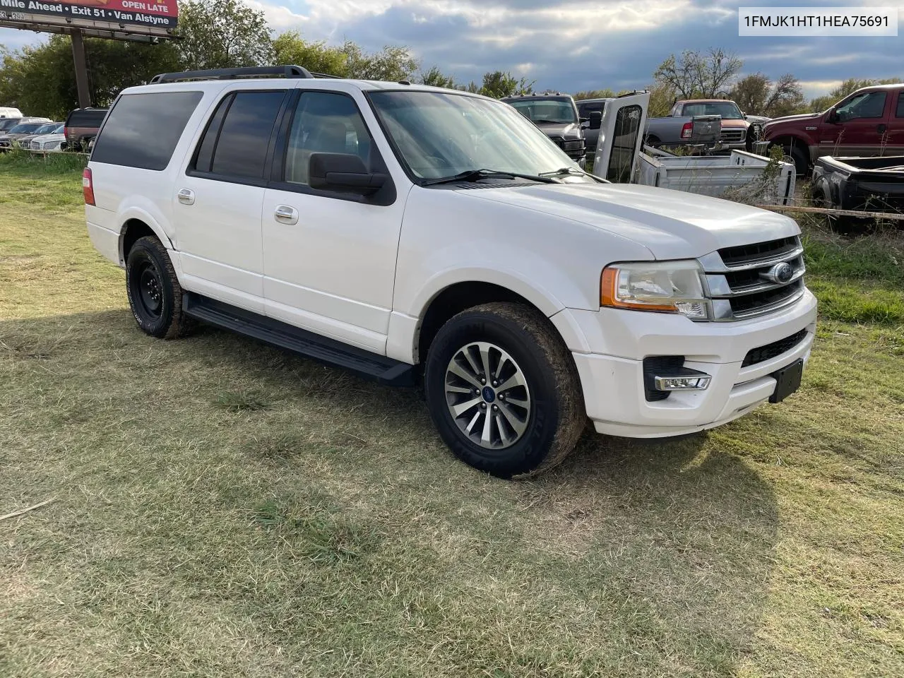 2017 Ford Expedition El Xlt VIN: 1FMJK1HT1HEA75691 Lot: 80557704