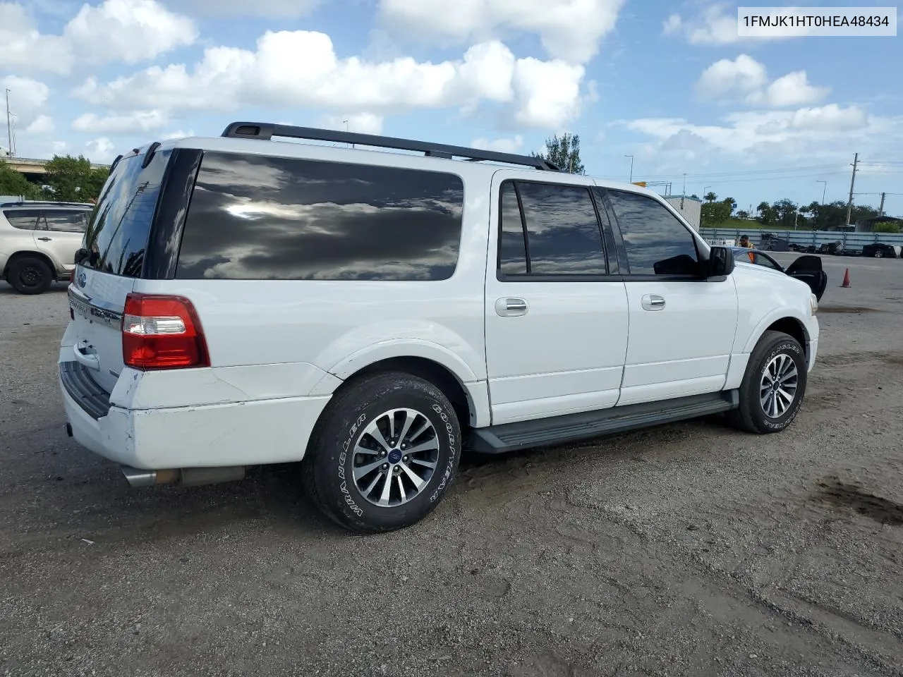 2017 Ford Expedition El Xlt VIN: 1FMJK1HT0HEA48434 Lot: 80935254