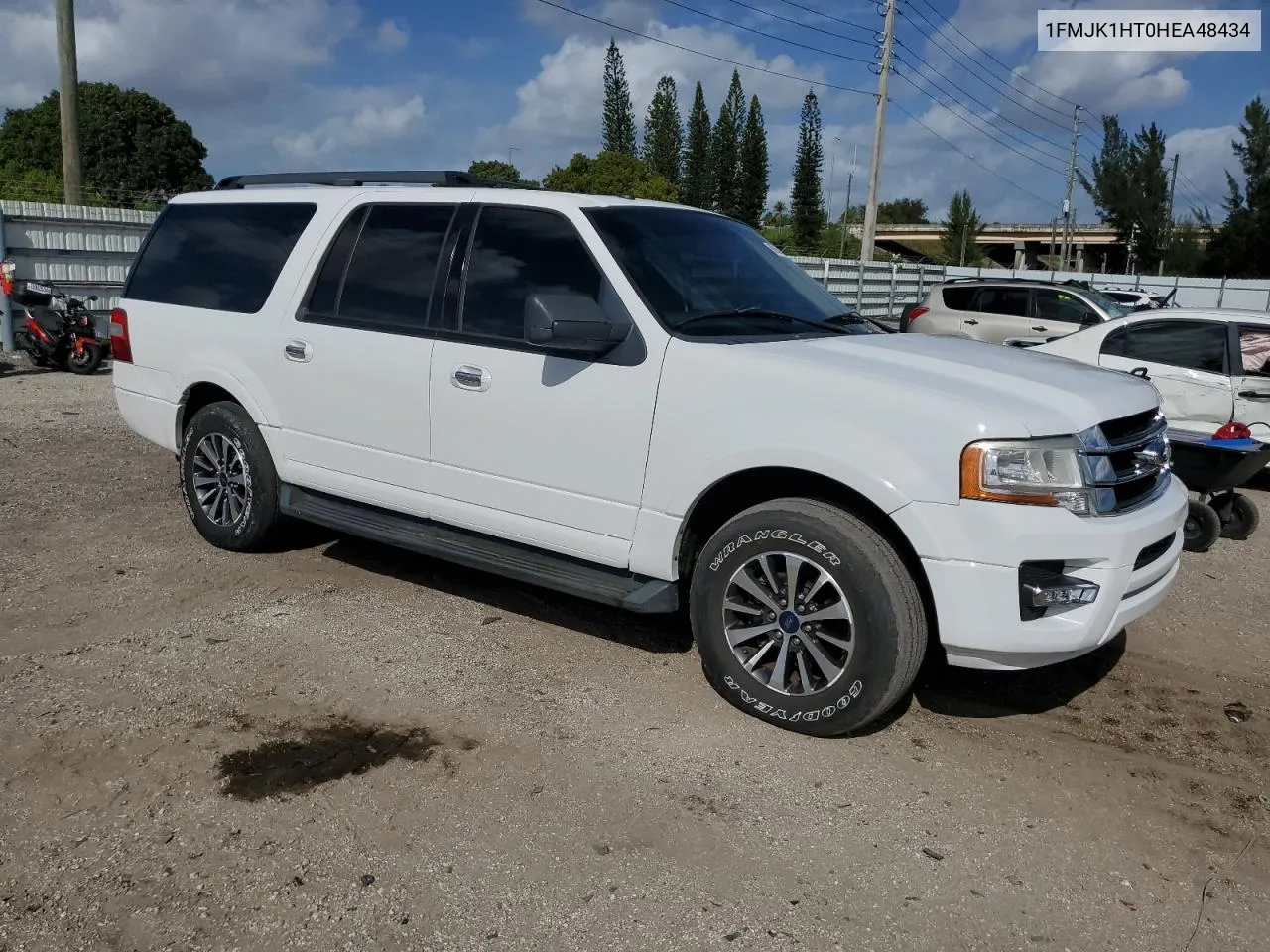 2017 Ford Expedition El Xlt VIN: 1FMJK1HT0HEA48434 Lot: 80935254