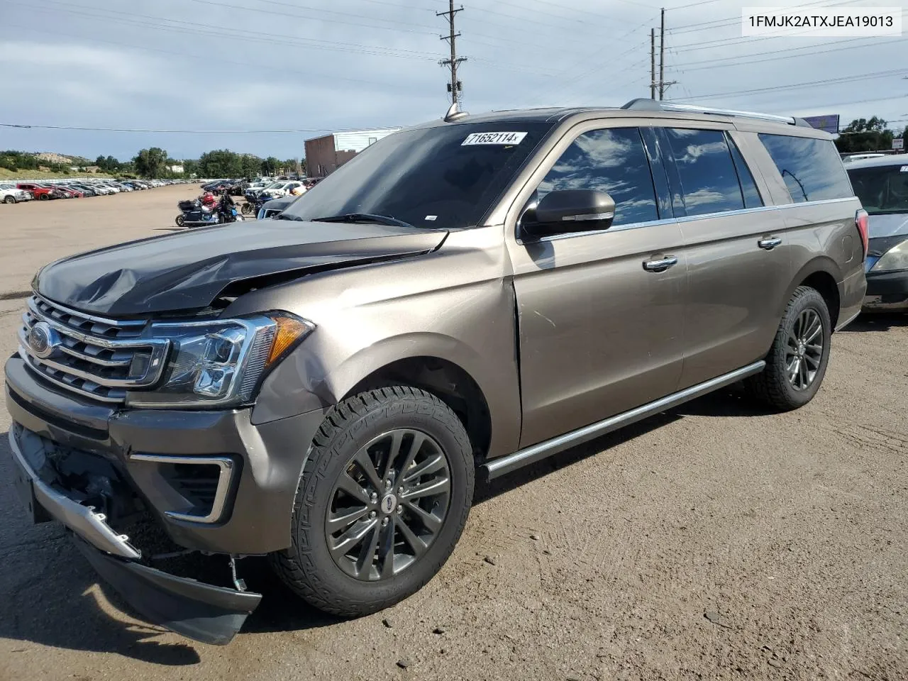 2018 Ford Expedition Max Limited VIN: 1FMJK2ATXJEA19013 Lot: 71652114