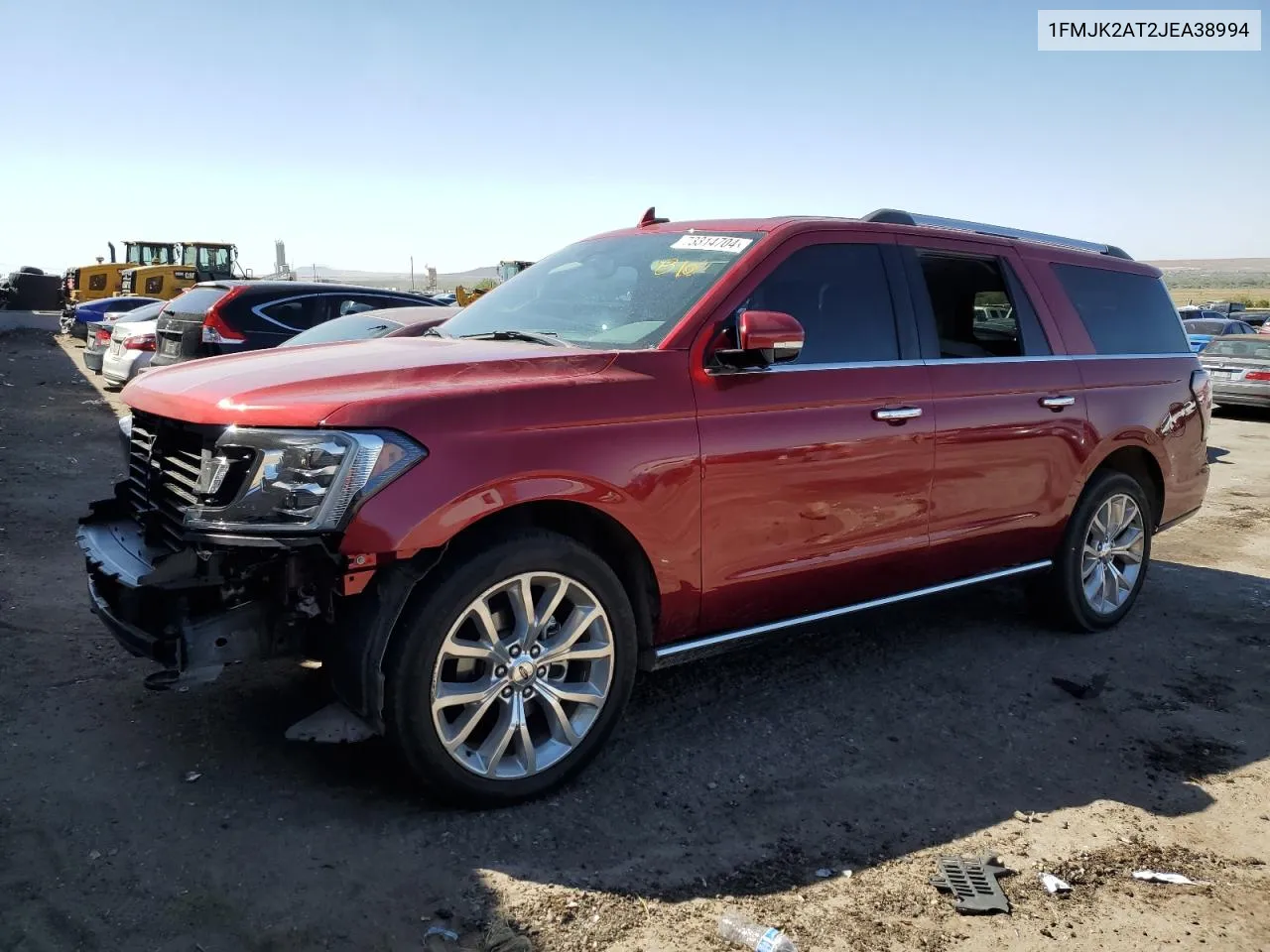 2018 Ford Expedition Max Limited VIN: 1FMJK2AT2JEA38994 Lot: 73314704