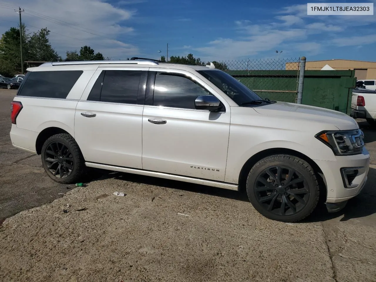 2018 Ford Expedition Max Platinum VIN: 1FMJK1LT8JEA32303 Lot: 75131374