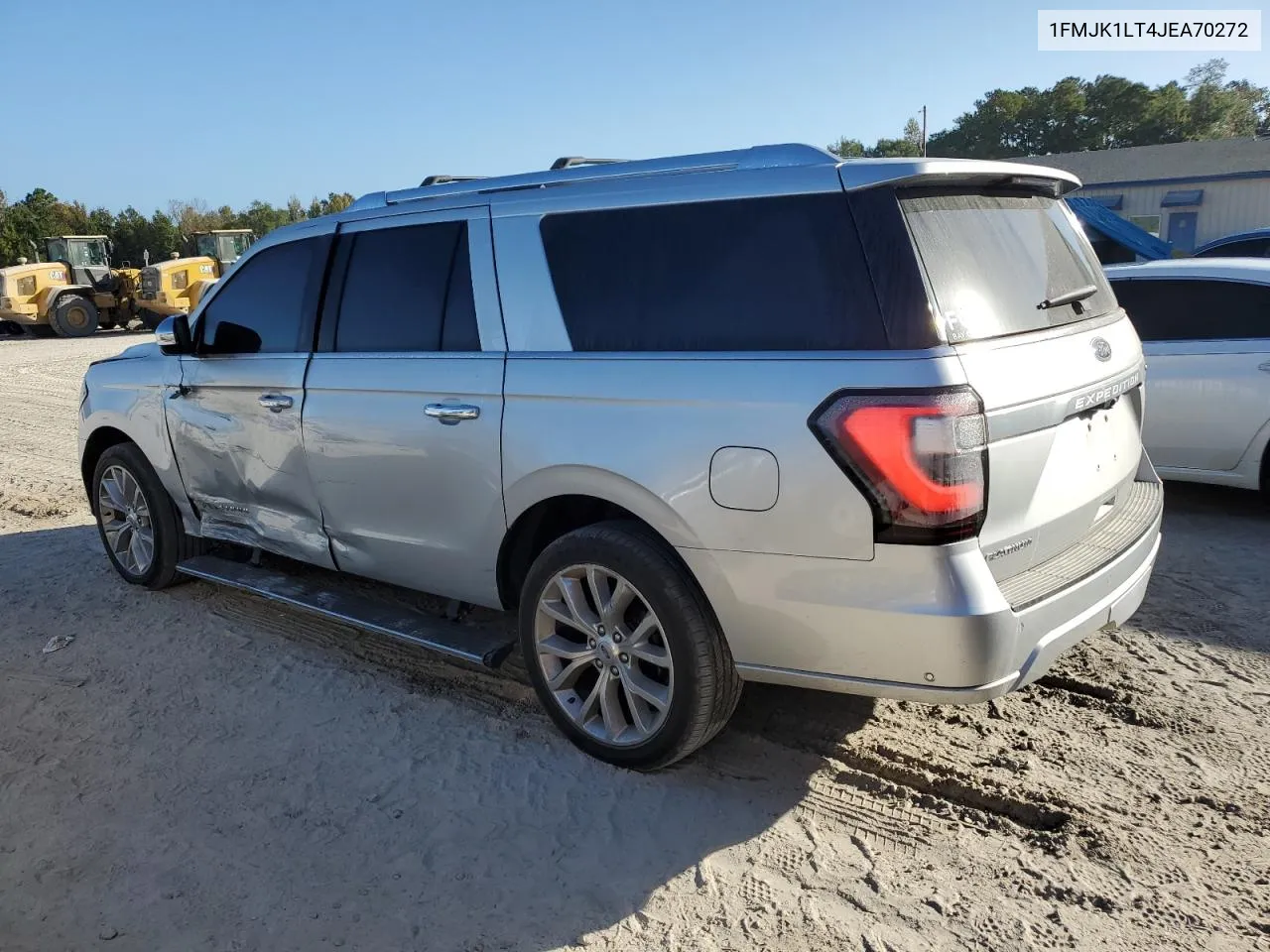 2018 Ford Expedition Max Platinum VIN: 1FMJK1LT4JEA70272 Lot: 78709234