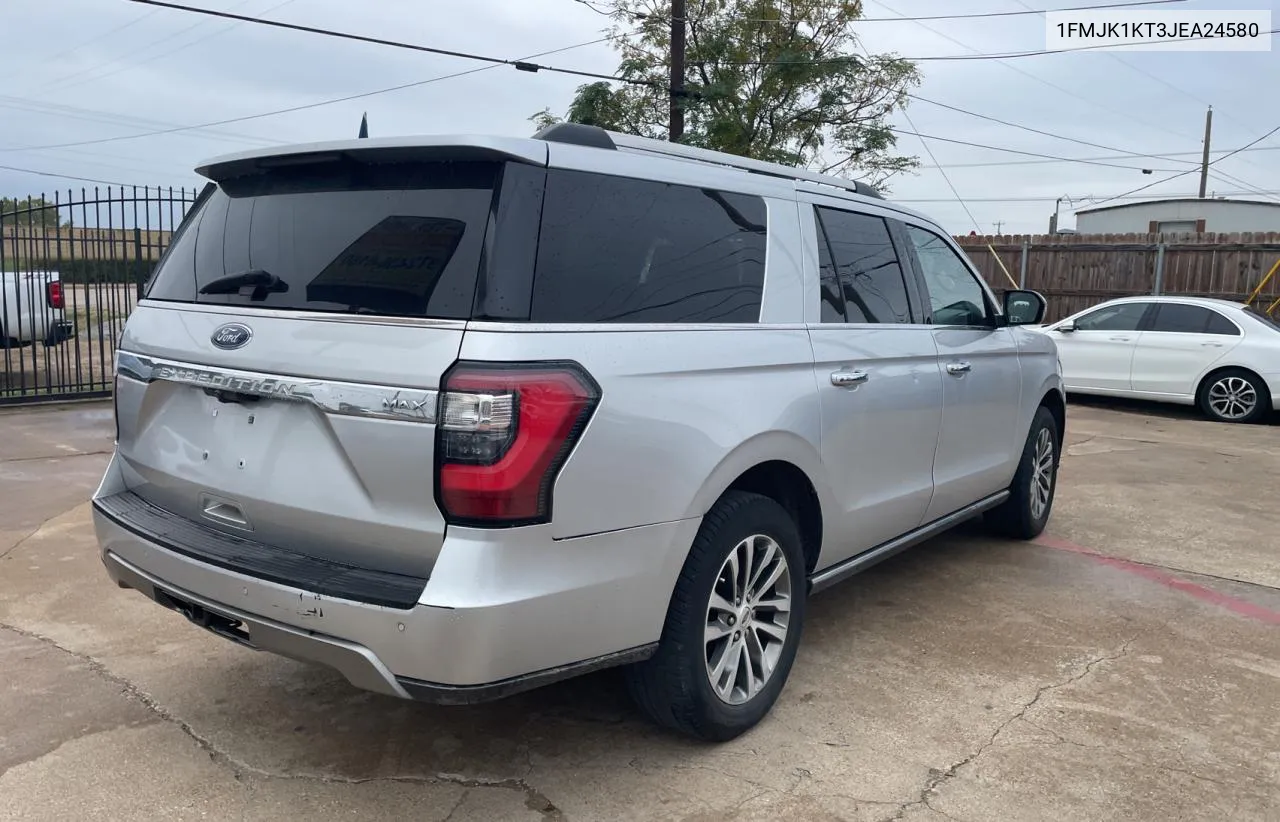 2018 Ford Expedition Max Limited VIN: 1FMJK1KT3JEA24580 Lot: 80115034