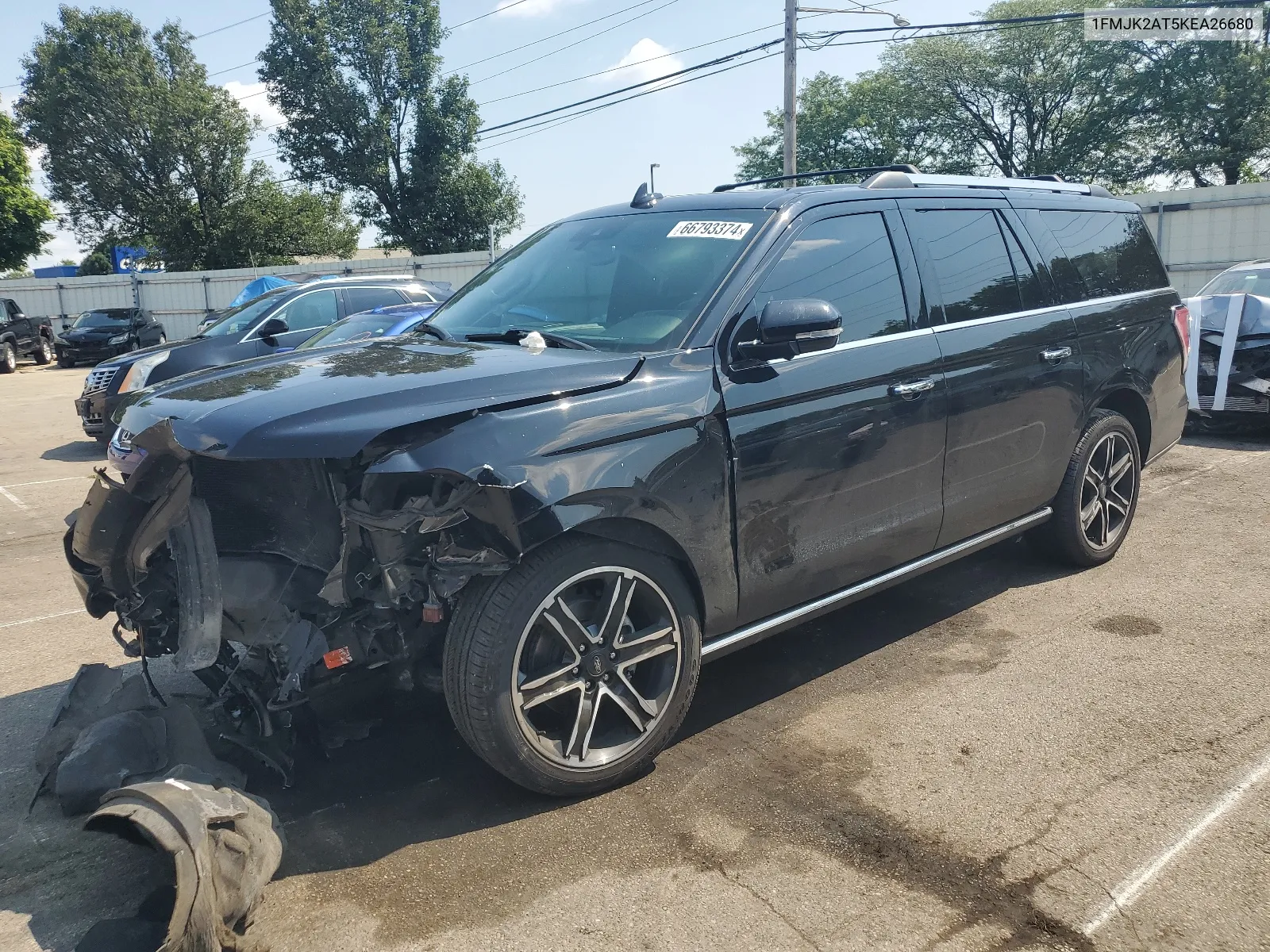 2019 Ford Expedition Max Limited VIN: 1FMJK2AT5KEA26680 Lot: 66793374