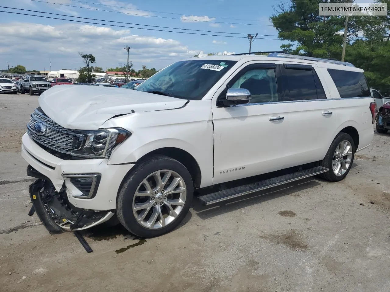 2019 Ford Expedition Max Platinum VIN: 1FMJK1MT6KEA44935 Lot: 67256004