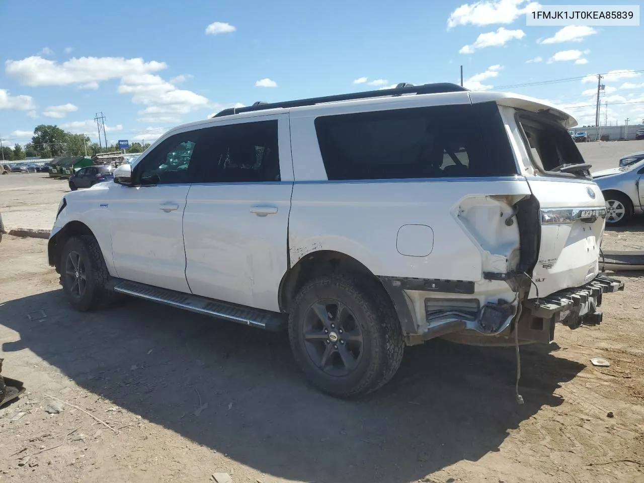 2019 Ford Expedition Max Xlt VIN: 1FMJK1JT0KEA85839 Lot: 71788264