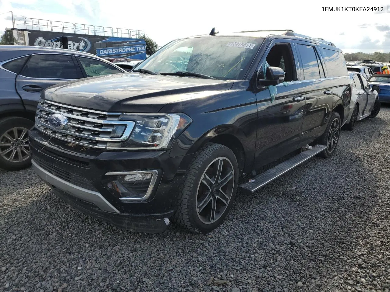 2019 Ford Expedition Max Limited VIN: 1FMJK1KT0KEA24912 Lot: 73876514