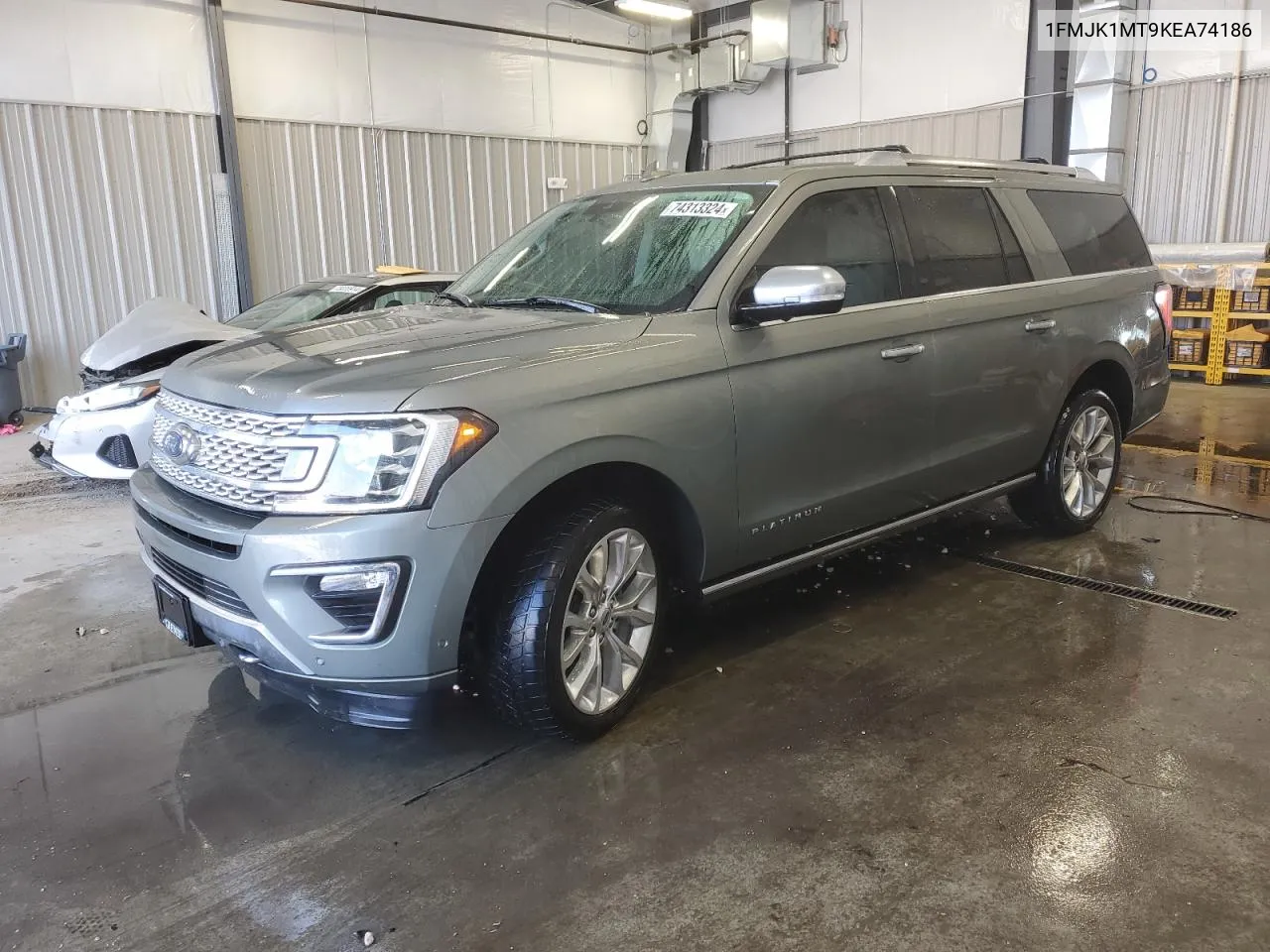 2019 Ford Expedition Max Platinum VIN: 1FMJK1MT9KEA74186 Lot: 74313324