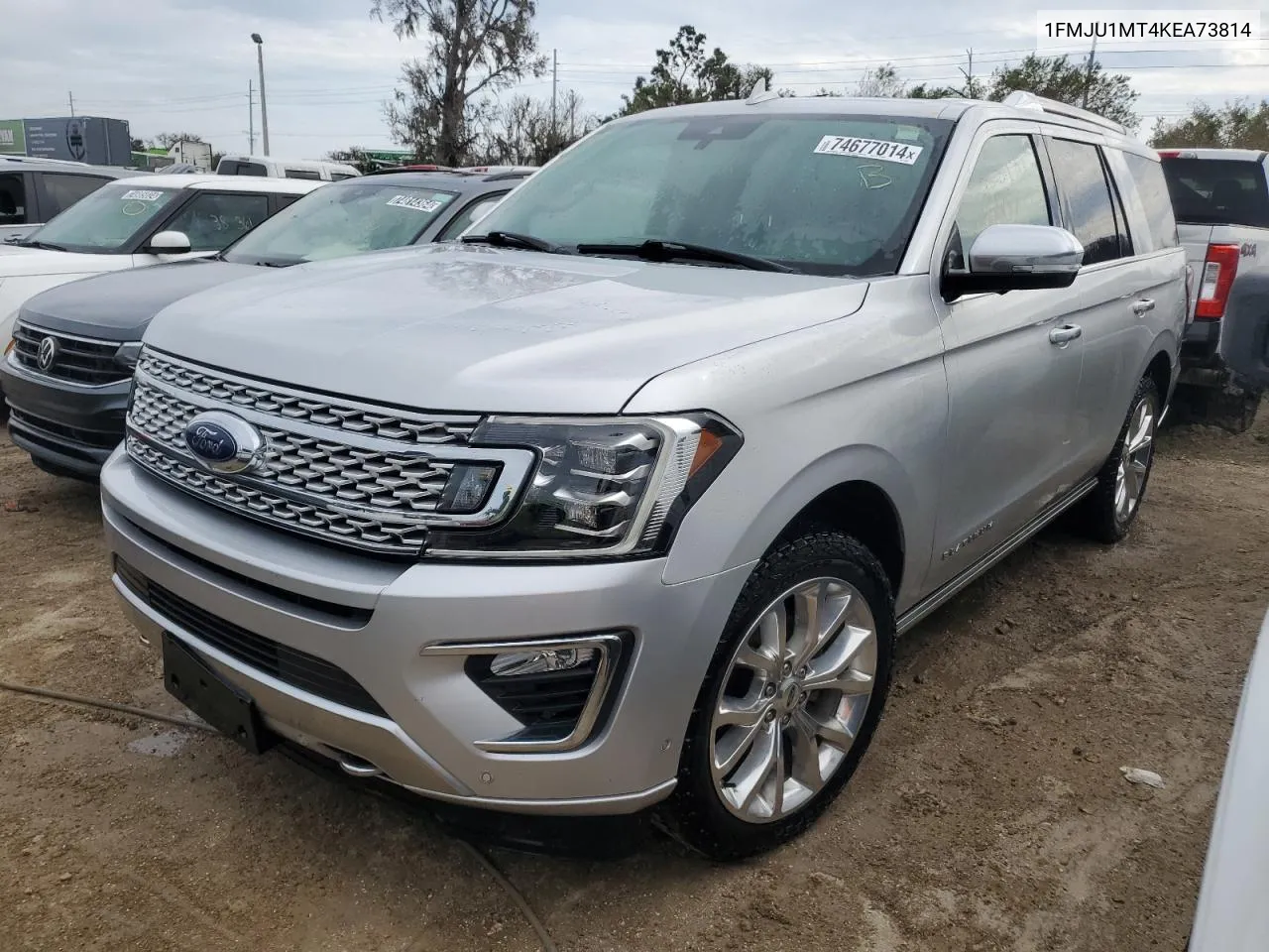 2019 Ford Expedition Platinum VIN: 1FMJU1MT4KEA73814 Lot: 74677014