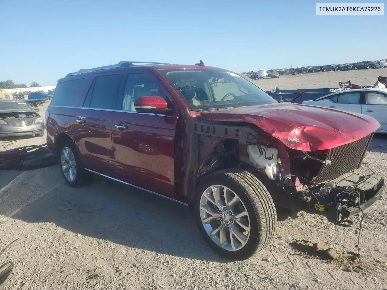 2019 Ford Expedition Max Limited VIN: 1FMJK2AT6KEA79226 Lot: 75323144