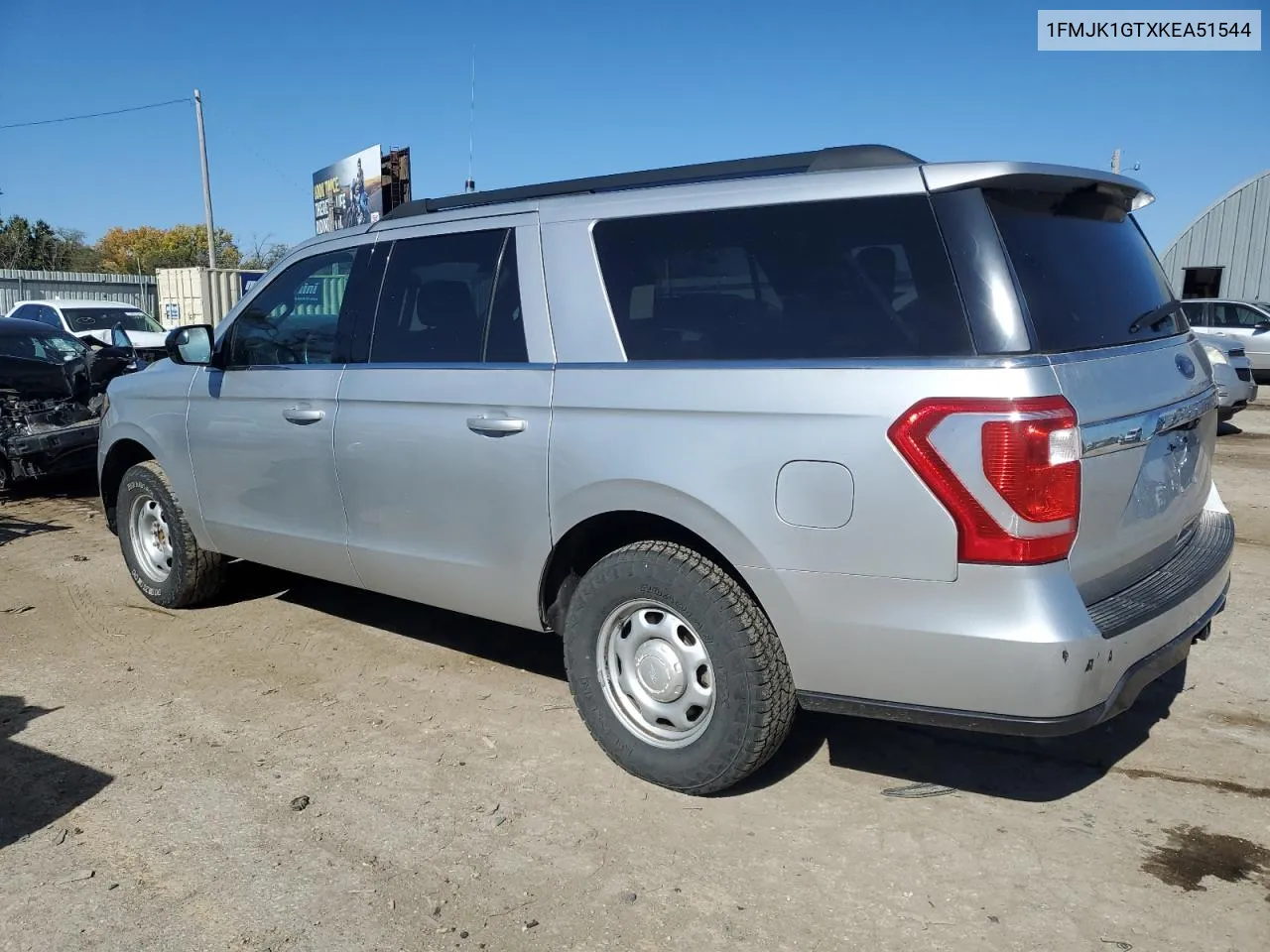 2019 Ford Expedition Max Xl VIN: 1FMJK1GTXKEA51544 Lot: 78087864