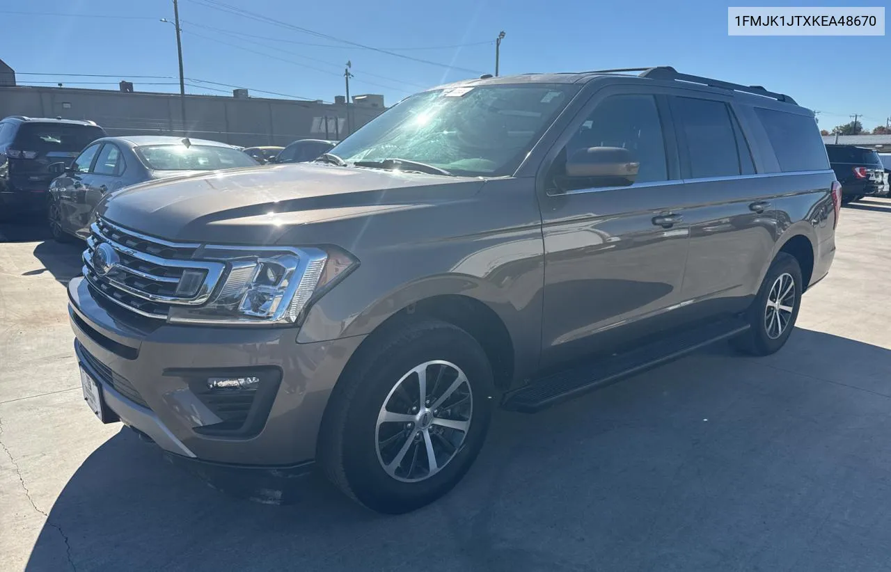 2019 Ford Expedition Max Xlt VIN: 1FMJK1JTXKEA48670 Lot: 79905984