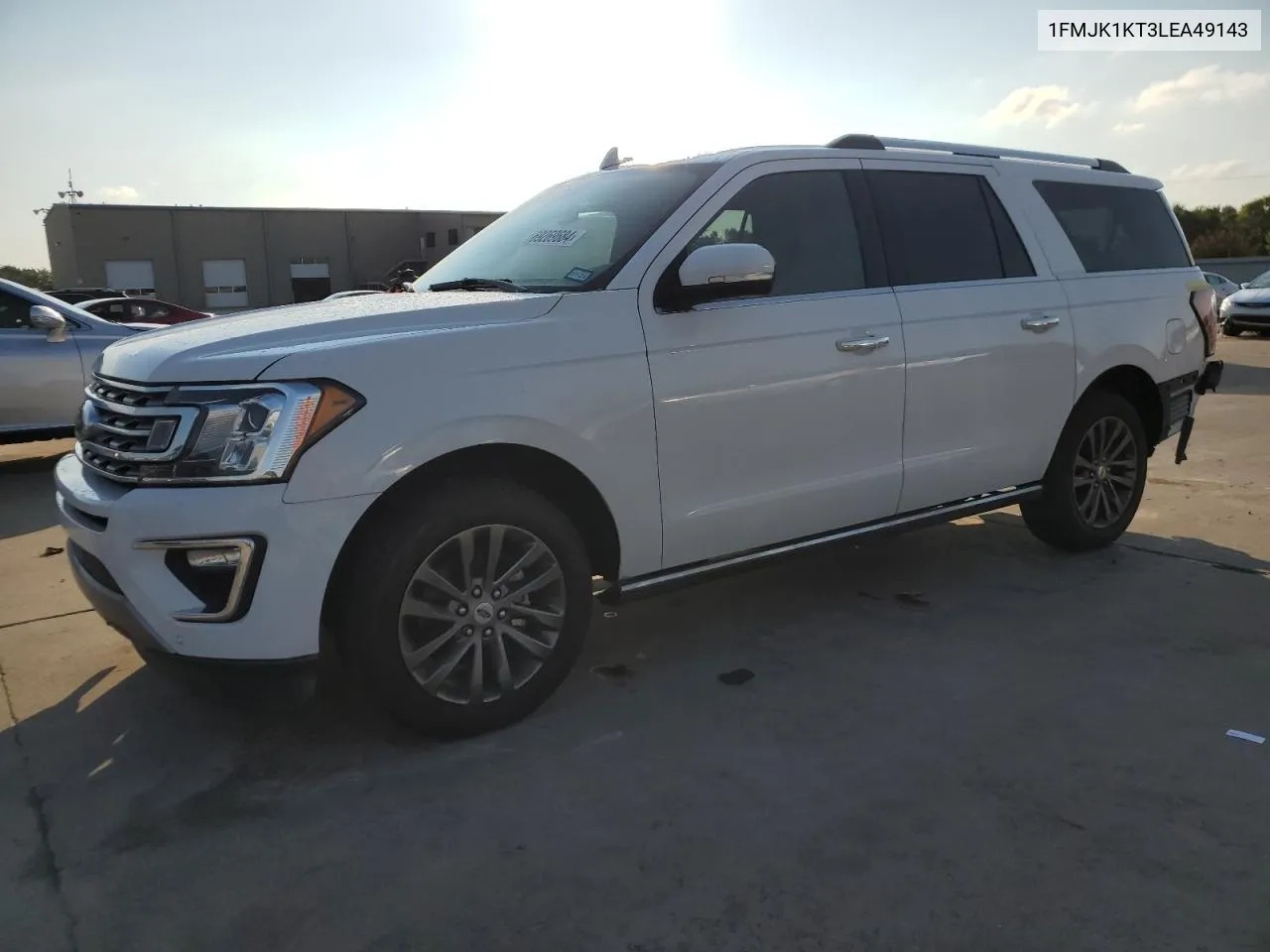 2020 Ford Expedition Max Limited VIN: 1FMJK1KT3LEA49143 Lot: 69269684