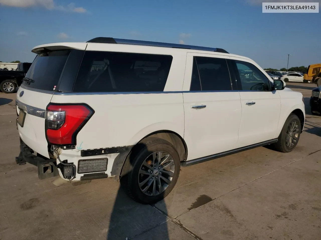 2020 Ford Expedition Max Limited VIN: 1FMJK1KT3LEA49143 Lot: 69269684